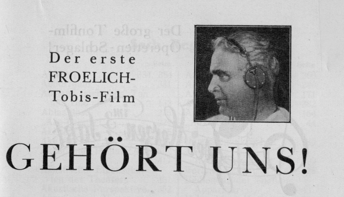 Fig. 2: Detail of an advertisement (with the first part of the film’s title cut off)