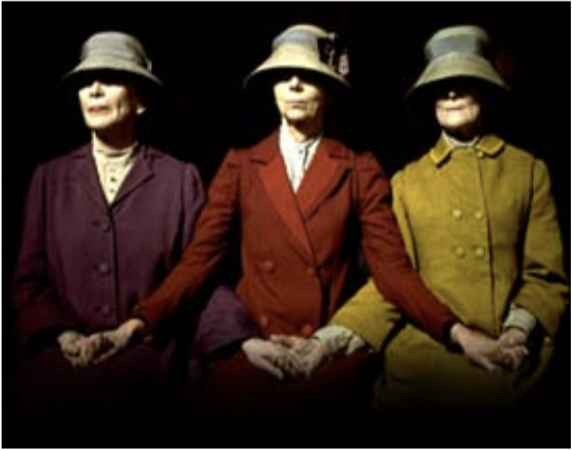 Fig. 2 Three women in Beckett's Come and Go (1965)