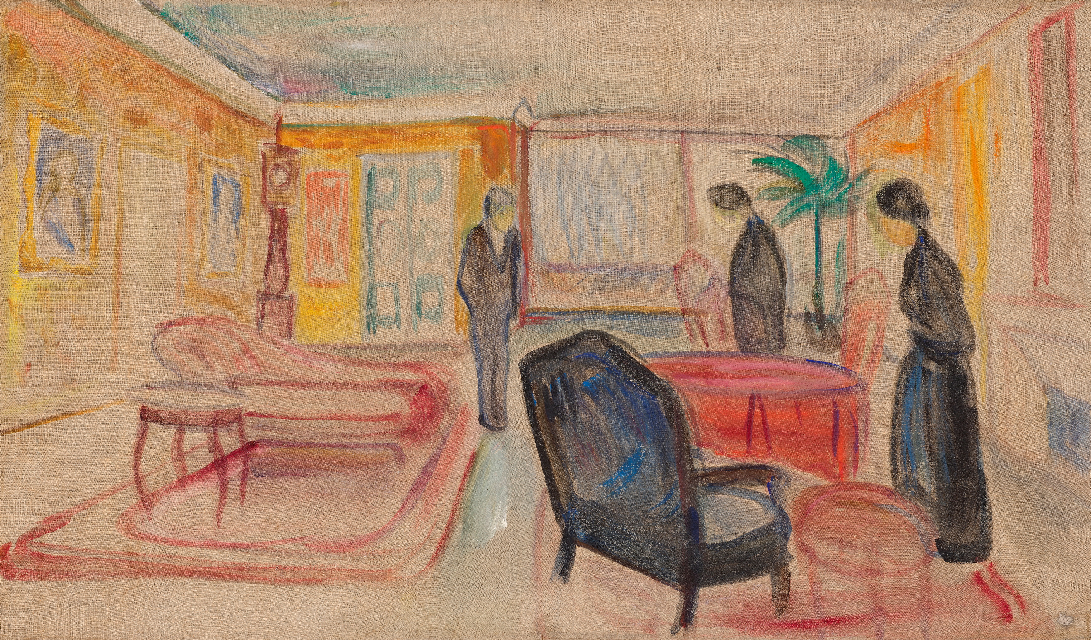 Munch’s set design for Reinhardt’s Ghosts. Courtesy of the Munch Museum.