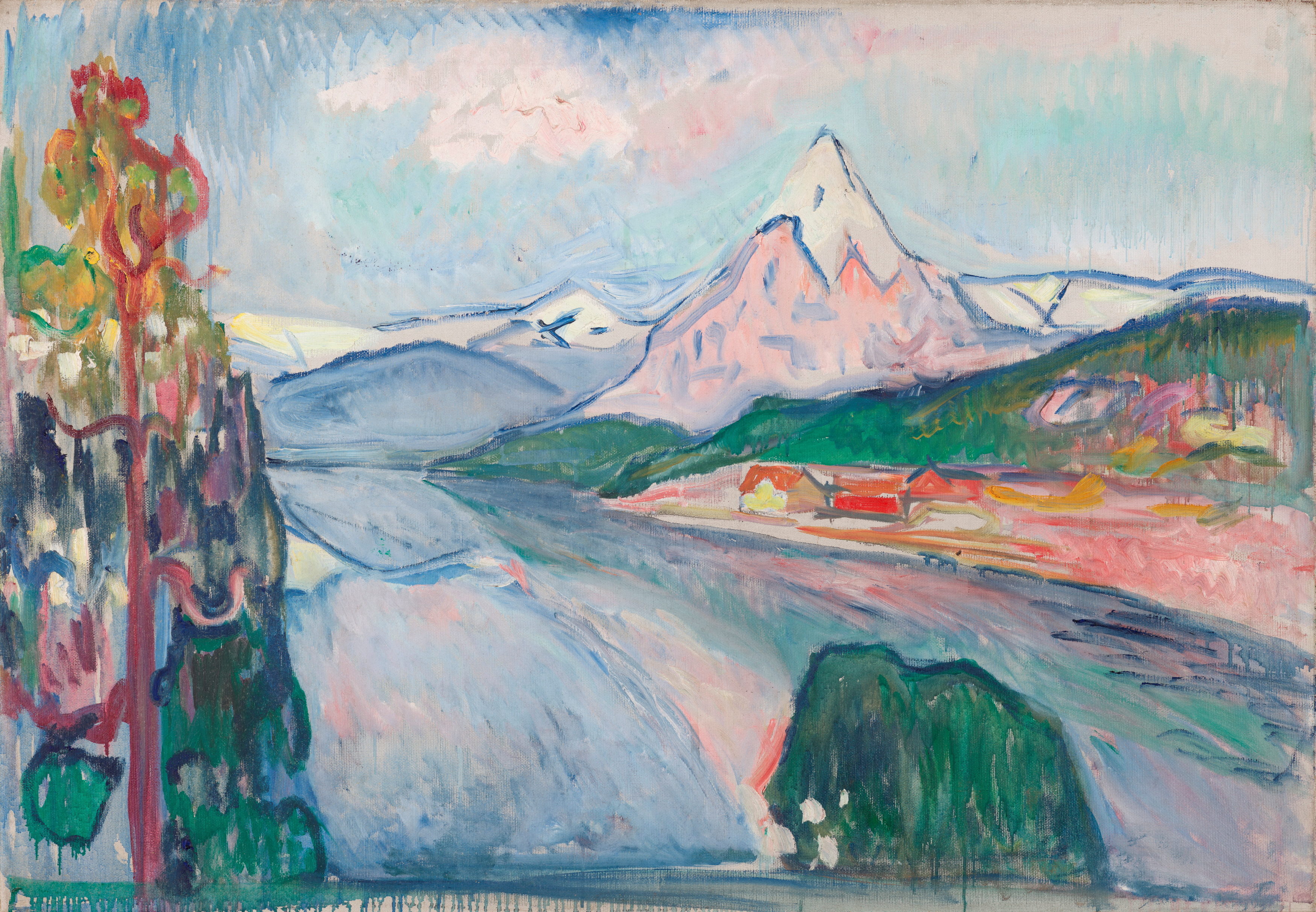 Umwelt in Munch’s set design for Ghosts. Courtesy of the Munch Museum.